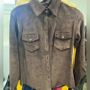 Gap Genuine Leather Shacket